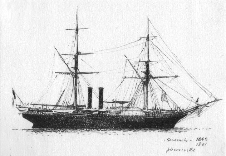 1861 - Pirocorvetta 'Governolo'